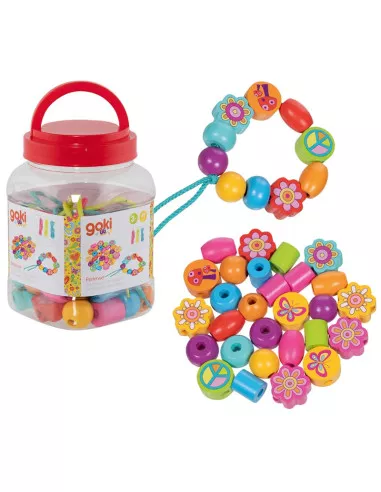 Goki Sada korálků - Květiny