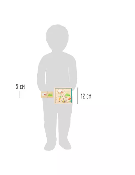 Small Foot Puzzle - Kdo co jí?