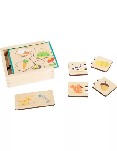 Small Foot Puzzle - Kdo co jí?