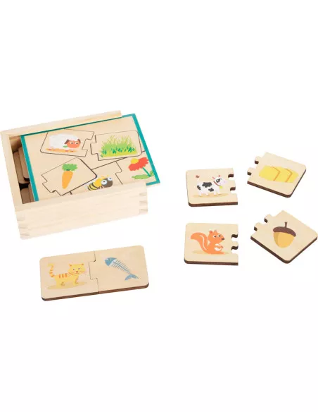 Small Foot Puzzle - Kdo co jí?