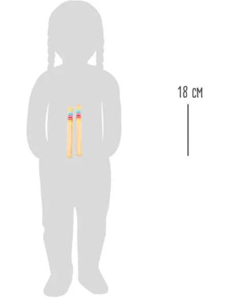 Small Foot Hudební barevná dřívka