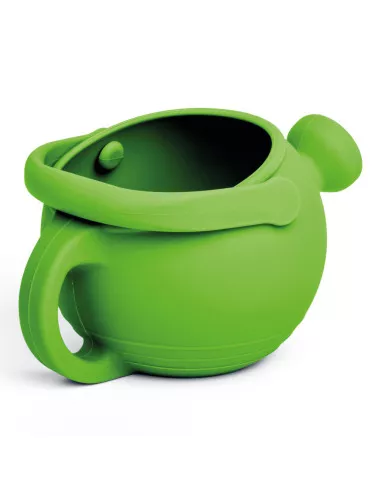 Bigjigs Toys Silikonová konvička, zelená