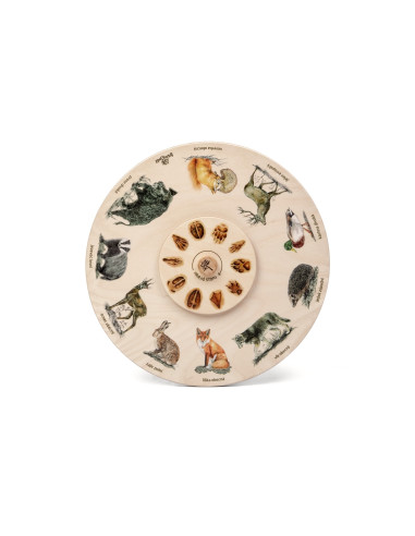 Lesní svět Otočné kolo - Stopy