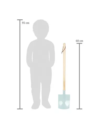 Small Foot Zahradní rýč hranatý, modrý