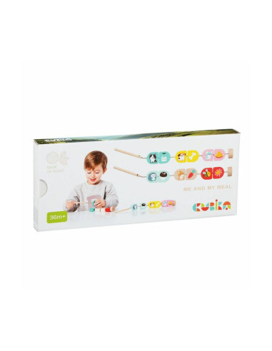 CUBIKA Navlékací sada - Kdo co jí?