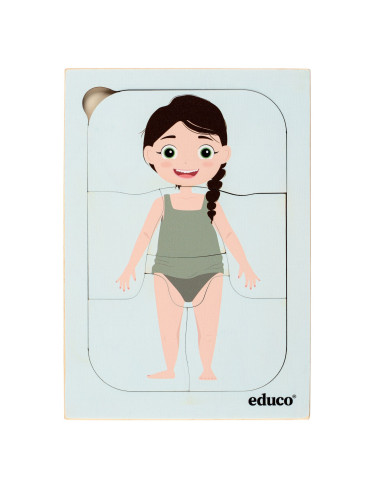 EDUCO - Vrstvené puzzle, dívka