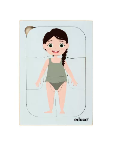 EDUCO - Vrstvené puzzle, dívka