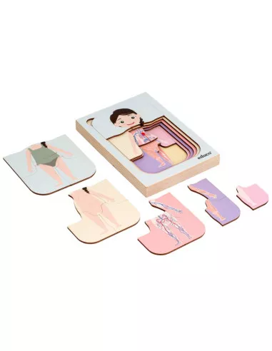 EDUCO - Vrstvené puzzle, dívka