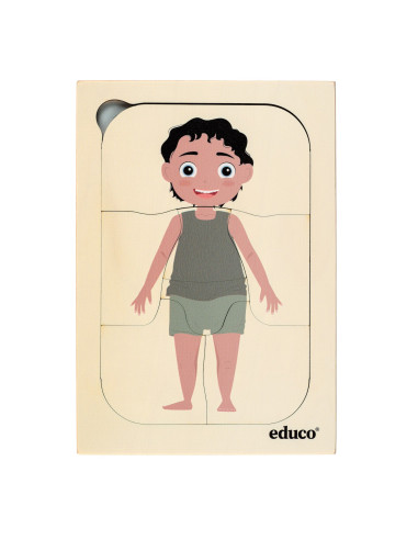 EDUCO - Vrstvené puzzle, chlapec