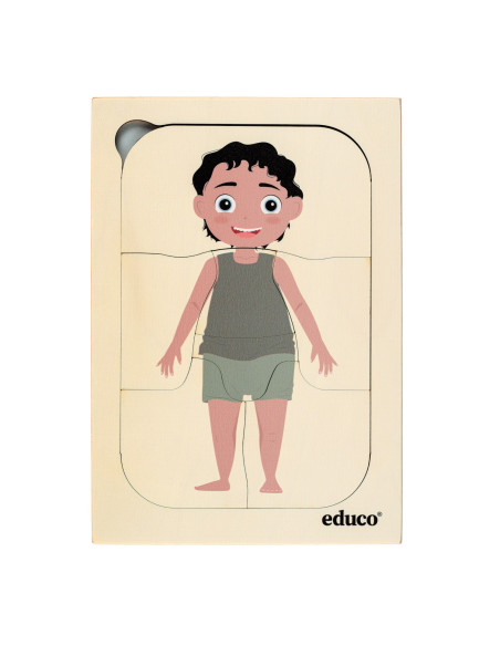 EDUCO - Vrstvené puzzle, chlapec