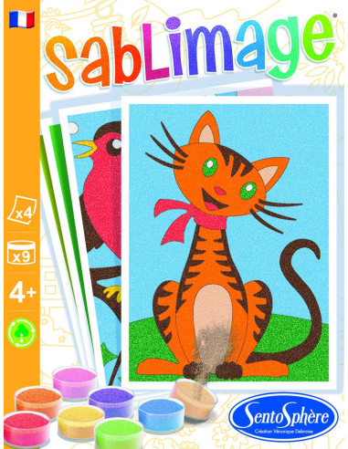 Sentosphere Sablimage mini: Pískové obrázky - Mazliví kamarádi