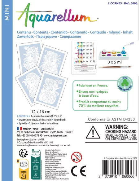 Sentosphere Akvarely mini - Jednorožci