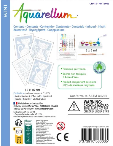 Sentosphere Akvarely mini - Kočky