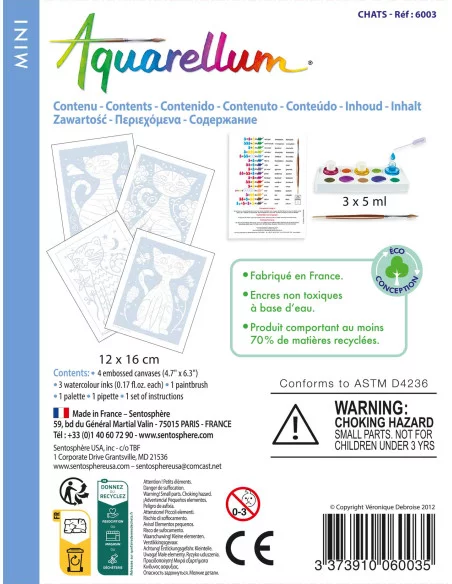 Sentosphere Akvarely mini - Kočky