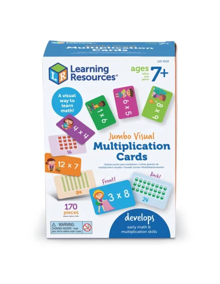 Learning Resources Jumbo karty - násobení