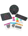 Oblíbené Geoboard destičky v barevné a ve tmě svítící verzi pro děti od 5 let.