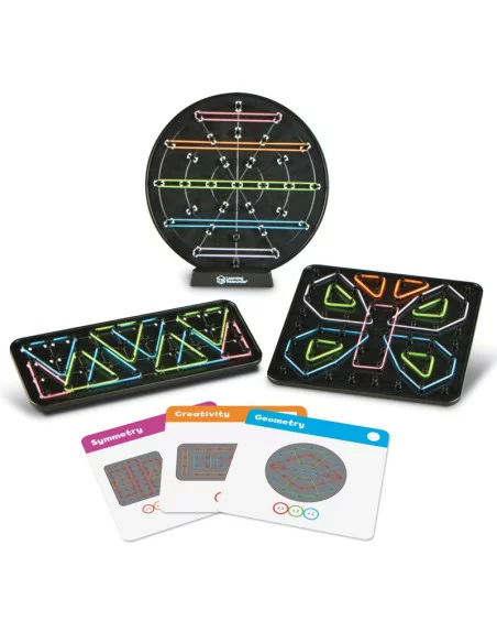 Learning Resources Geoboard destičky s předlohami