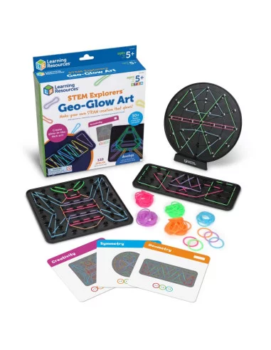 Learning Resources Geoboard destičky s předlohami