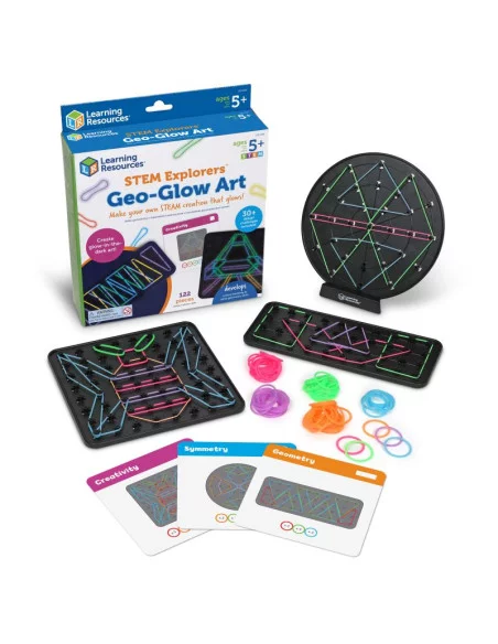 Learning Resources Geoboard destičky s předlohami