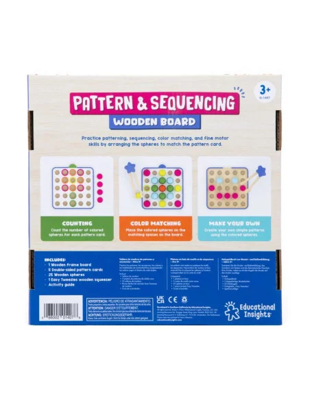 Learning Resources Dřevěná deska - vzory a sekvence