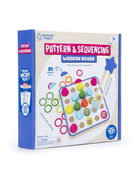 Learning Resources Dřevěná deska - vzory a sekvence