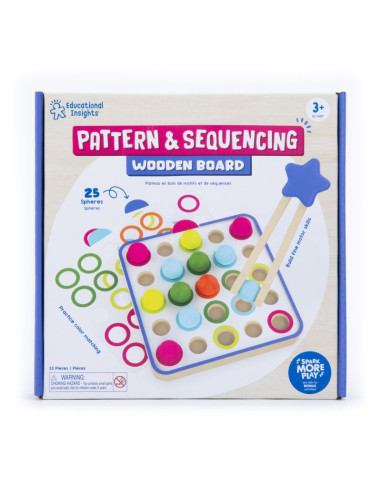 Learning Resources Dřevěná deska - vzory a sekvence