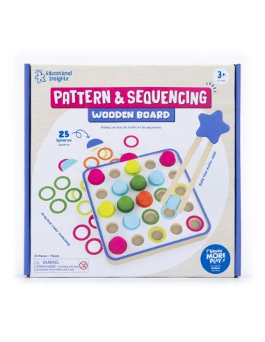 Learning Resources Dřevěná deska - vzory a...