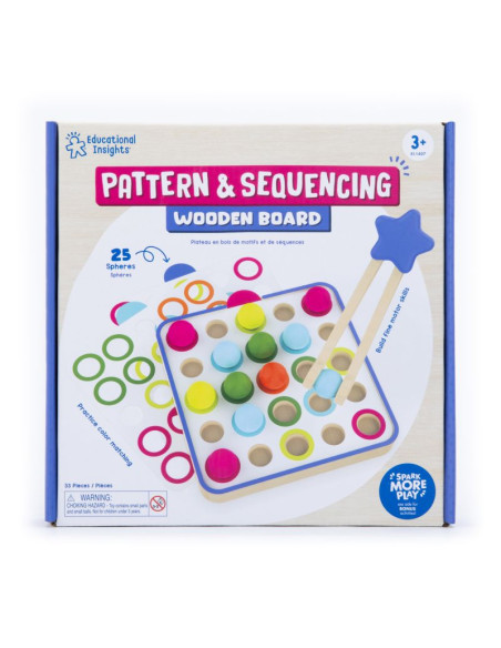 Learning Resources Dřevěná deska - vzory a sekvence