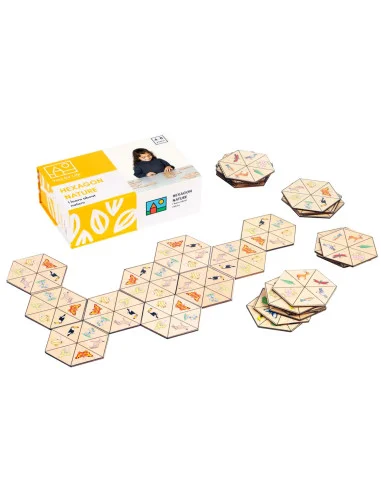 Toys for life - Šestihranné domino příroda