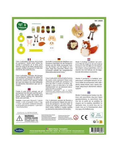 Sentosphere Výroba lesních zvířátek z vlny