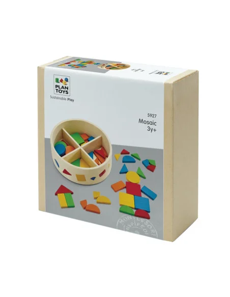 PlanToys Mozaiky v boxu