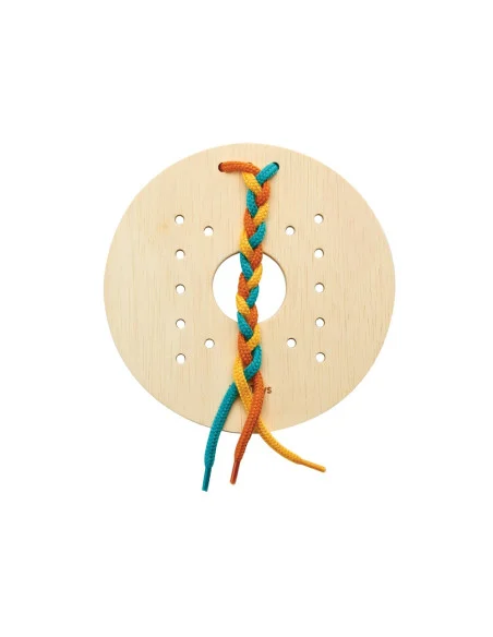 PlanToys Provlékání tkaniček v boxu