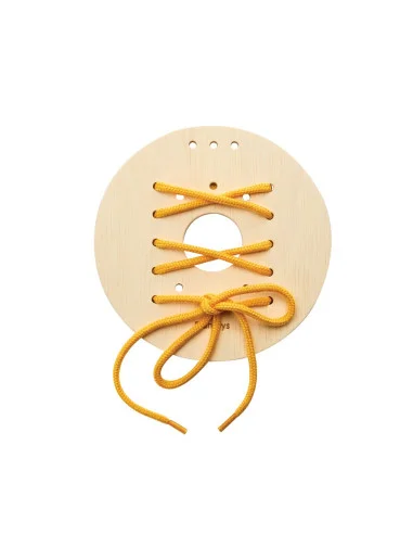 PlanToys Provlékání tkaniček v boxu