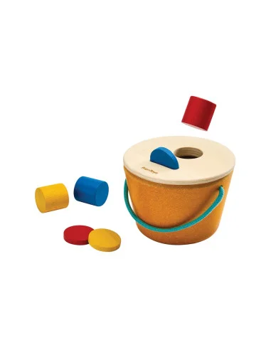 PlanToys Vhazovací box - válečky a mince