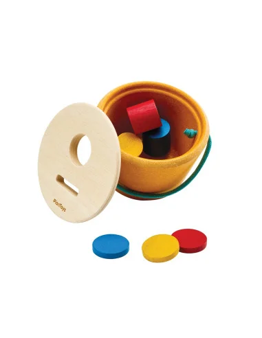 PlanToys Vhazovací box - válečky a mince