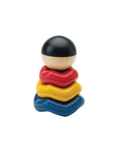 PlanToys Stohovací kroužky - Vlny