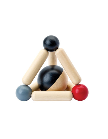 PlanToys Tvarovací kontrastní chrastítko - Triangle