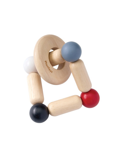 PlanToys Kontrastní chrastítko čtverec
