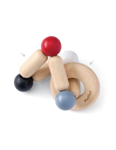PlanToys Kontrastní chrastítko čtverec