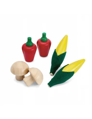 PlanToys Sada čerstvé zeleniny, sada D