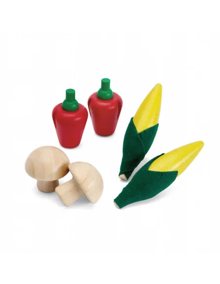 PlanToys Sada čerstvé zeleniny, sada D