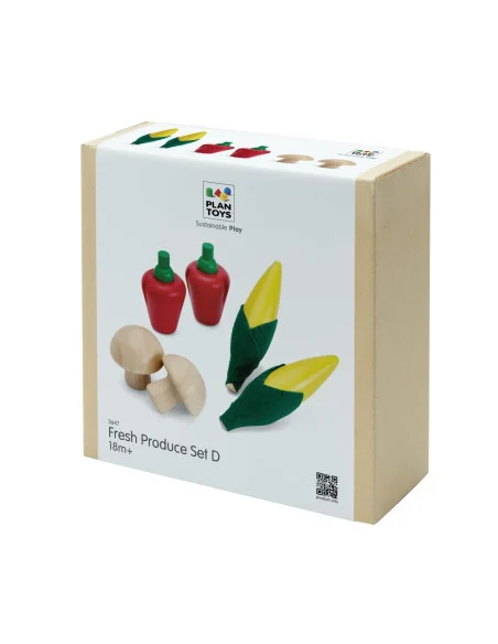 PlanToys Sada čerstvé zeleniny, sada D