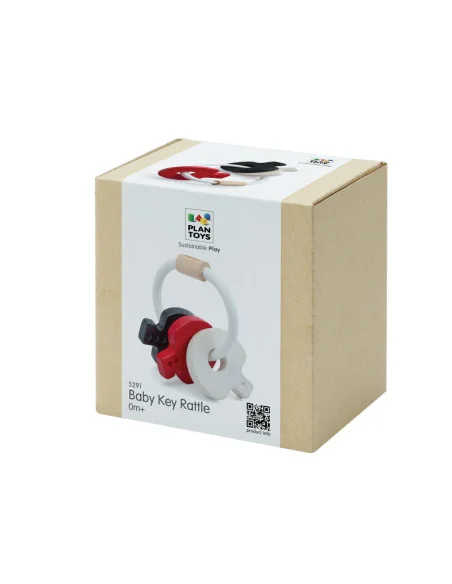 PlanToys Kontrastní chrastítko s klíči