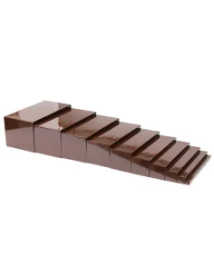 Moyo Montessori Hnědé schody z bukového dřeva (lakované)