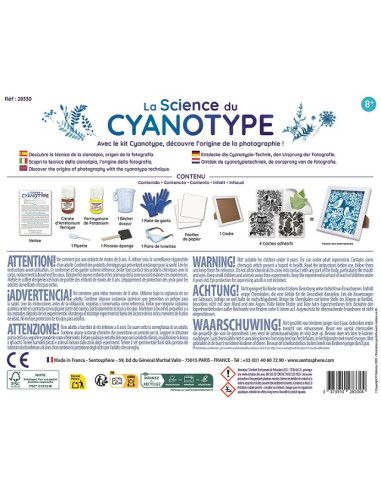 Sentosphere Kyanotypie - vyvolávání obrázků