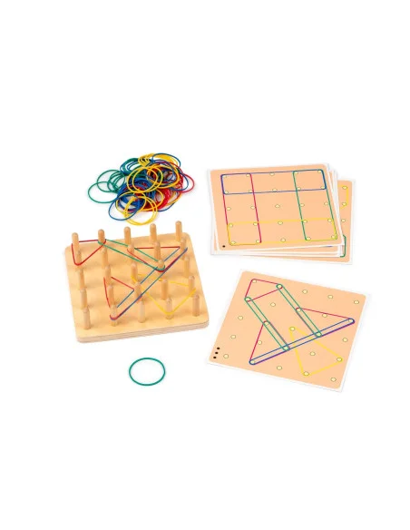 Toys for life - Geoboard destička s předlohami