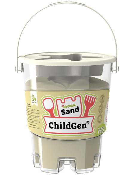 ChildGen Kinetický písek s formičkou, přírodní