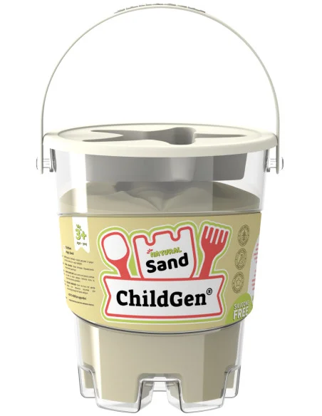 ChildGen Kinetický písek s formičkou, přírodní