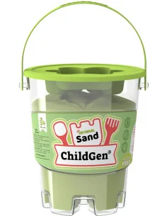 ChildGen Kinetický písek s formičkou, zelený