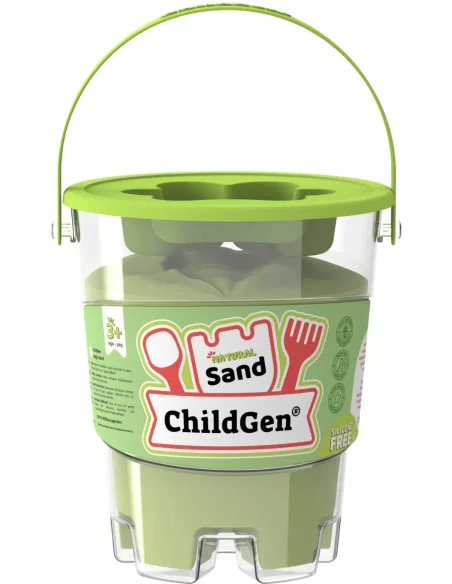 ChildGen Kinetický písek s formičkou, zelený